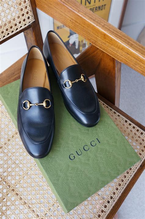 gucci jordaan loafer street style|Gucci jordaan loafers women.